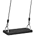 Produktbild Liutao Langlebig Sitz schaukel Platte Gummi schaukel Erwachsene Kinder schaukel Outdoor schaukel Sitz Platte bequem (Color : Black, Größe : 45 * 19CM)