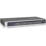 NETGEAR ProSAFE 16-Port 10-Gigabit Ethernet Smart Managed Switch (XS716T-100NES) Black