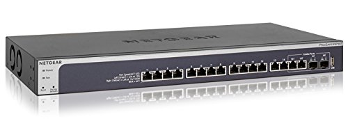 NETGEAR XS716T-100NES ProSAFE 16-port 10-Gigabit Kupfer Ethernet Smart Managed Switch