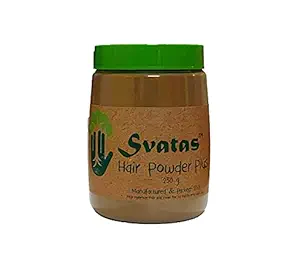 Svatas? Hair Powder Plus 250g with Neem extracts 100% natural ingredients (Ayurvedic Formula), Natural hair cleanser and conditioner for all hair types - For Men & Women