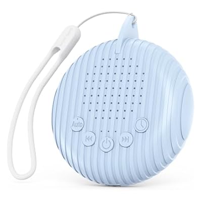 Oria White Noise Machine Baby, Portable Rechargeable Sleep Sound Machine With 10 Soothing Sounds, Timer, Noise Monitoring, Volume Adjustment, Small Noise Machine For Home Office Travel Gift - Blue