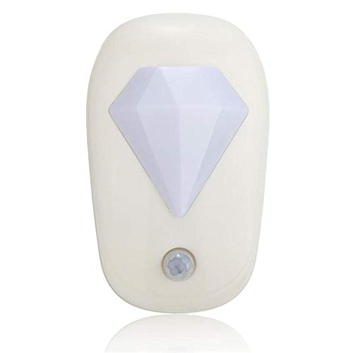 Control automático de luces LED inteligentes Lámpara de luz nocturna de sensor automático para habitación 2019@BLANCO