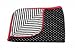 Black white dotty baby blanket