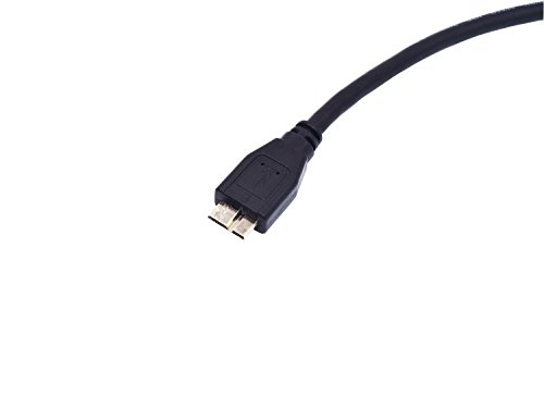 Zheino Superspeed USB 3.0 Typ A Stecker an Micro-B Breitband-Lade- und Sync-Daten-Kabel 5 Gbps 0.6m Schwarz - 2