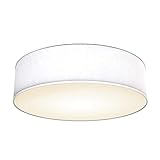 Die runde Deckenleuchte ist eine willkommene Ergänzung in Ihren Räumen. Besonders im Wohnzimmer oder Schlafzimmer kann diese Deckenlampe Akzente setzen.