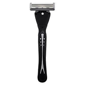 QSHAVE Man's Razor 6 Blade Refill Cartridges with Trimmer Blade (Q6) (4PCS) - Image 5