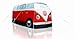 Produktbild ERRO VW Bulli Zelt rot, Camping Bus Zelt T1 - Das Original