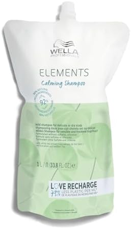 Wella Professionals ELEMENTS Calming Shampoo - per cute secca e sensibile Refill Pouch 1000ml