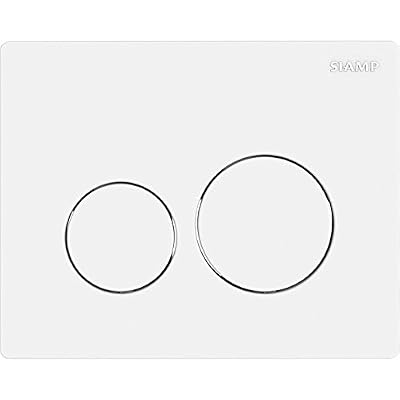 Siamp Plaque de commande pour bâti-support INGENIO - SIAMP - Gamme SPHERE - Blanc