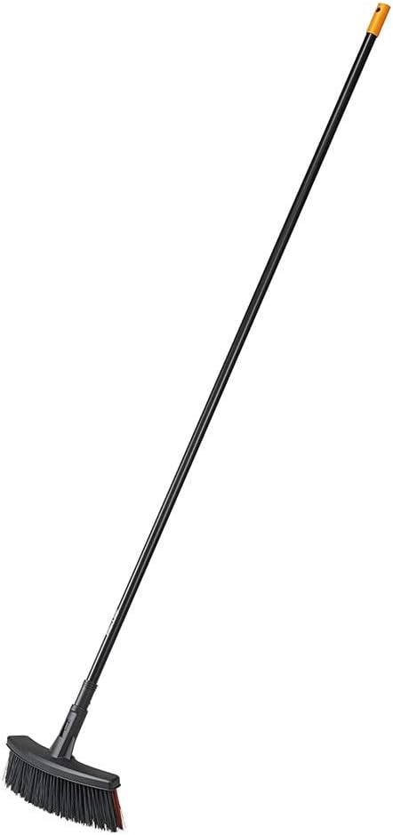 Fiskars 131037 Saplı Bahçe Süpürgesi M 1025921 | M, Siyah/Turuncu, 1025921