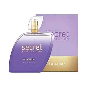 Secret Temptations Romance Eau De Perfume Spray for Women, 100ml, Classic Feminine Elegance, Daily Use & Party Wear Essential