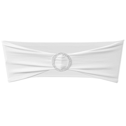 vidaXL 25x Stuhlschleifen Stretch Schleifenbänder Schleifen für Stuhlhussen Hochzeit