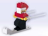 LEGO System Milka 1128 Nikolaus auf Skiern - Lego