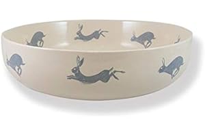 English Tableware Company Artisan Hare Serving Bowl, 25.5 cm x 6 cm Size