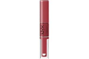 NYX Professional Makeup Brillant à Lèvres Shine Loud, Intensément Pigmenté, Double Embout Rouge à Lèvres et Gloss, Brillance Longue Tenue, Sans Transfert, Teinte : Movie Maker (29)