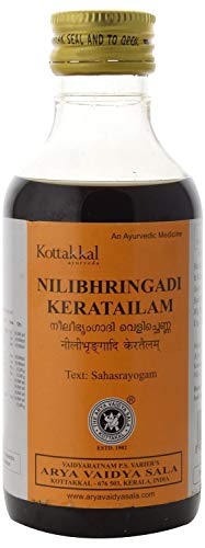 Kottakkal Arya Vaidya Sala Kunthalakanthi tailam 200Ml (Pack de 4)