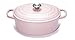 Produktbild Le Creuset 21178274014430 Gusseisen oval Auflaufform Tuch pink 27 x 27 x 13,8 cm