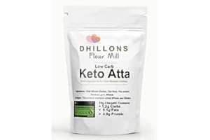 Keto Atta 500g from Dhillons Flour Mill | A Low carb Keto, Vegan Paleo and Diabetic Friendly, Low carb, Good Protein Atta