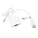 Hdmi to Vga Converter Adapter (HDMI To VGA With Audio- WHITE) RS.349.00