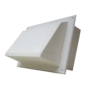 9" x 6" White Replacement Cowl Cover for Air Bricks ...