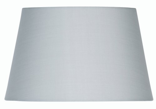 Oaks Lighting Lampenschirm aus Baumwolle, zylindrisch, 20 cm, weiches Grau