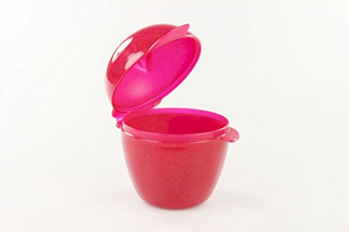 TUPPERWARE To Go Obstbox Apfel pink/rot mit Glitzer Apfeldose Dose Behälter 17065 - 2
