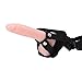 Produktbild ECMQS Satin strap auf dildo harness, verstellbaren Gürtel Strapon Strap-ons harness hosen für verschiedene Großen Dildo frauen Lesbian Homosexuell Sex Spielzeug (Schwarz)
