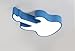 Produktbild GZLight Deckenleuchten Modern Guitar Kinder einfach Leuchten blau Durchmesser 60 cm Drei hellen Farben Led