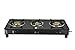 Black Pearl Metro Three Burner MS Cotted Manual Ignition Gas Stove With Black Toughened Glass RS.3699.00