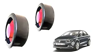 New Tech - Rear Ground Clearance Kit for VENTO - 20 to 25 M.M. (Black and Red) - Set of 2 Pcs - Front side not Required