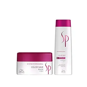 Wella Professionals SP Sp Color Save Shampoo 250ml and Mask 200ml Duo For Coloured Hair, 2 Pieces