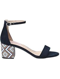 EXE G41007723054 Sandalias Altos Mujeres Azul 38