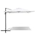 Produktbild vidaXL Alu Ampelschirm Roma Gartenschirm Kurbelschirm Sonnenschirm 2,5x2,5m