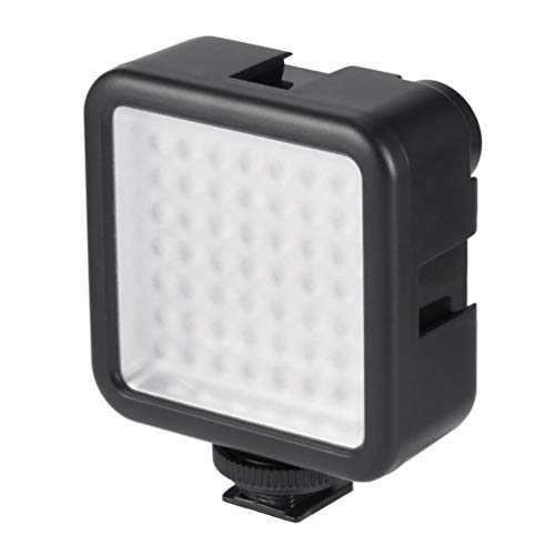 Preisvergleich Produktbild Petunia 49 LED-Videolichtlampe Foto-Beleuchtung für Kamera-Fotografie - Schwarz