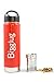 Produktbild Trinkflasche Bigglug™Isolierflasche | Edelstahl 304 |BPA frei -590 ml Leak-Proof | Vakuum isolierte Thermoflasche mit Teefilter | Wasserflasche für Fitness, Büro, Outdoor, Segeln, Sport, Yoga,Family