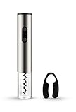 3. EFICACIA: El nuevo motor de MAVIE Electric Wine Opener ahora abre hasta 80 botellas, todo con una sola carga Abrir una botella de vino sin esfuerzo, rápido y entretenido. Abrebotellas inalámbrico de vino eléctrico, solo con 4 baterías (no incluidas) Es fácil de llevar