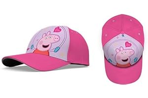 KIDS LICENSING Summer Cap, Kids Baseball Cap, Sun Hat, Girls Accessories Ages 3-7 Years Small(S) with Colour Featuring Popular TV Characters