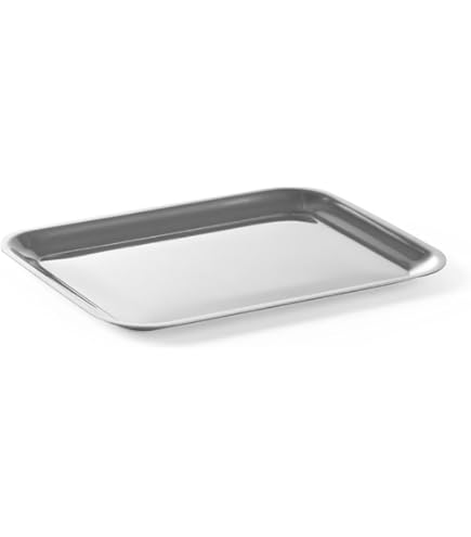Set De 5 Plateaux Rectangulaires En Carton Argenté 24x34 Cm - Parfaits Pour Buffets, Fêtes, Présentation élégante