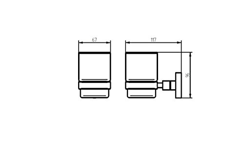 Haceka Kosmos Chrome 1115476, Becherhalter - 4