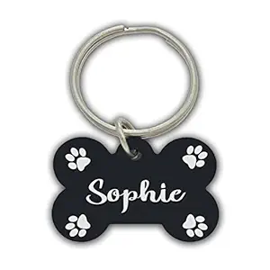 AWANI TRENDS Sophie Pets Name/Identity Tag Bone Shape Tag for Dogs and Cats , Dog ID tag -ATPET02091