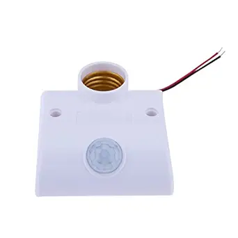 Tomtopp E27 Infrared Motion PIR Sensor Light Lamp Holder Switch Tide for Corridor