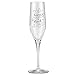 Produktbild Sektglas Exquisit Glas Sekt Champagner Prosecco Trinkglas Deko Geschenk mit individueller Gravur 175 ml
