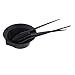 Salon Hair Dye Tint Bleach Mixing Bowl Comb Brush Set - Black