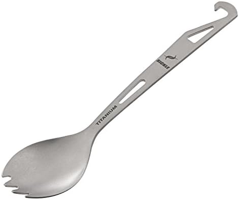 Sickle Titanium Spork with Lifetime Warranty and Built-In Bottle Opener (3-Pack)