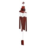 Tipo de Unidad: Pieza LIWEIL Madera de bambú Campanas de Viento Tubos Campanas Colgantes Al Aire Libre Decoración del Jardín Felicidad Timbres Campanas de Viento Decoración del Hogar Adornos Regalos