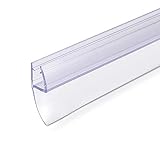 ERSATZ ABDICHTUNG: Mit der Dichtleiste tauschen Sie die alte abgenutzte Duschkabinendichtung Ihrer Glasdusche mit einer neuen Dichtlippe aus und dichten die Tür wieder sicher ab. So gelangt kein Wasser nach außen.