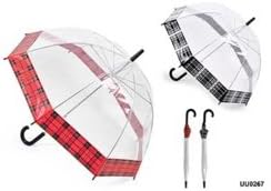 Laltex Tartan Border Dome Umbrella