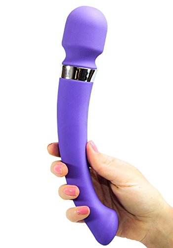 Preisvergleich Produktbild Libo Doppelend Wiederaufladbar Zauberstab Vibrator Massagegerät Sexspielzeug