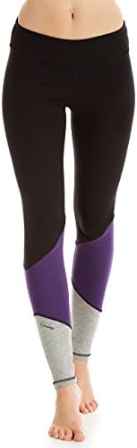 Hape Winston Go For Your Recreational Sports Yoga Workout Colour Long Tights Women's Leggings – Black/Purple/WTL13 Grey/Melange, M