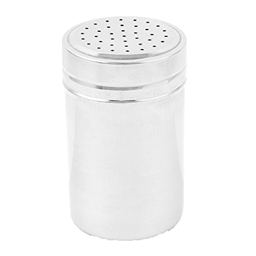 sourcingmap® Edelstahl Löcher Outlet Menage Flasche Silber
